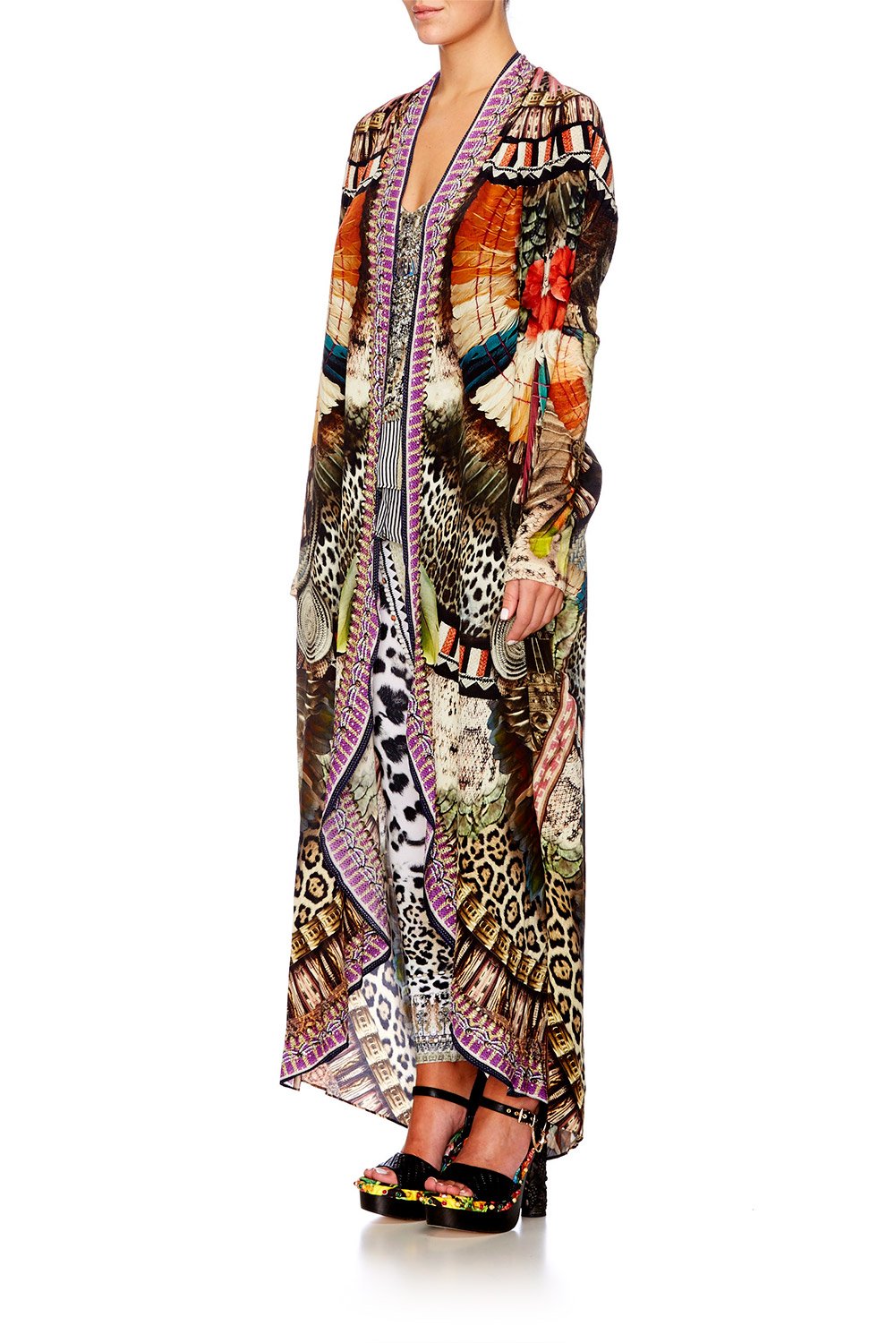 LIGHT MY FIRE LONG CASUAL JACKET W POCKETS