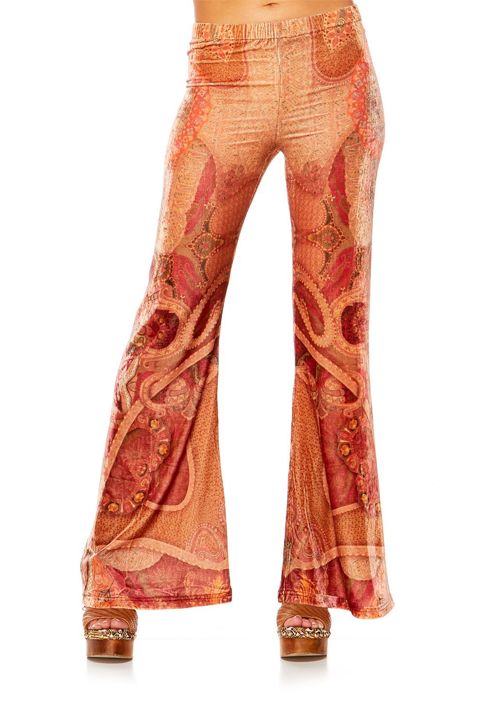 FAMILY GATHERING STRETCH FLARED TROUSER