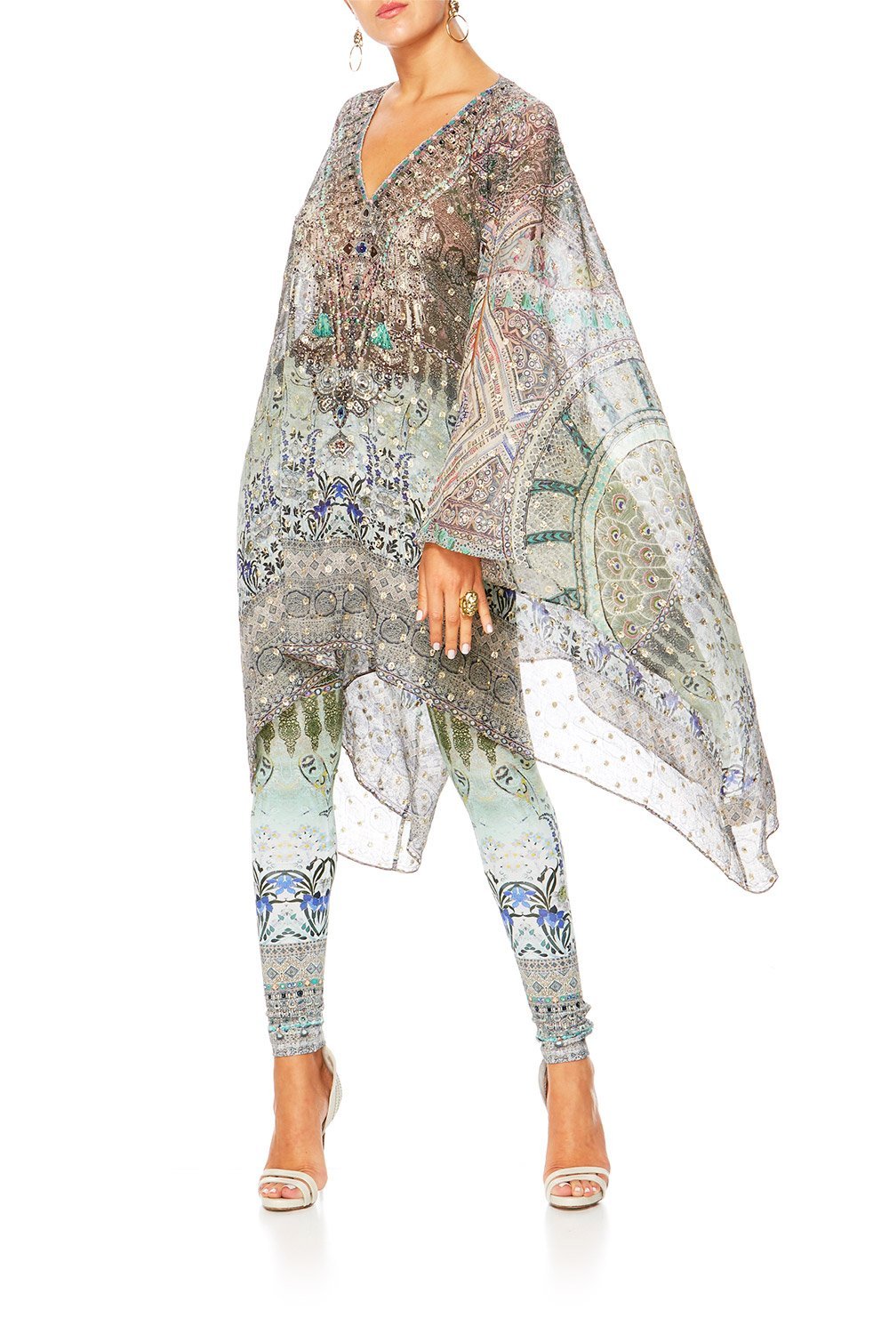 MAMAS HOME SPLIT SHOULDER SHORT KAFTAN