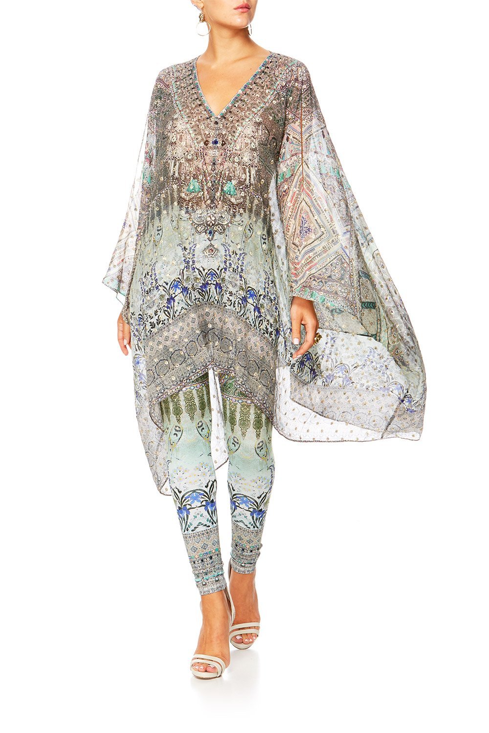 MAMAS HOME SPLIT SHOULDER SHORT KAFTAN