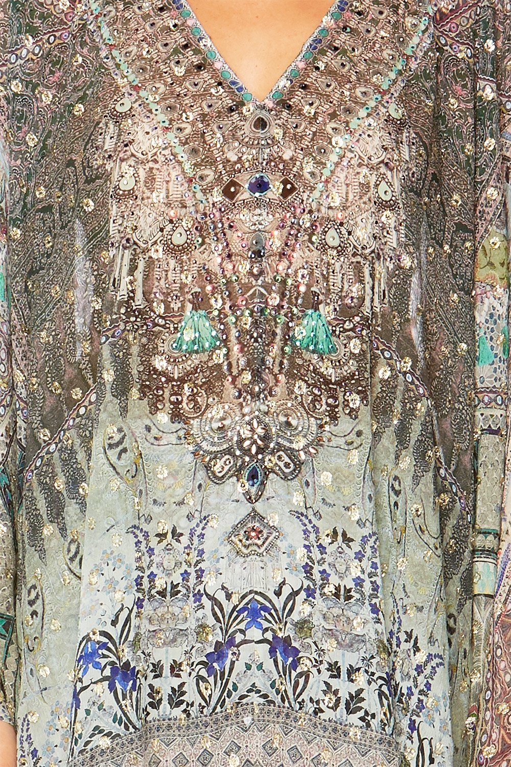 MAMAS HOME SPLIT SHOULDER SHORT KAFTAN