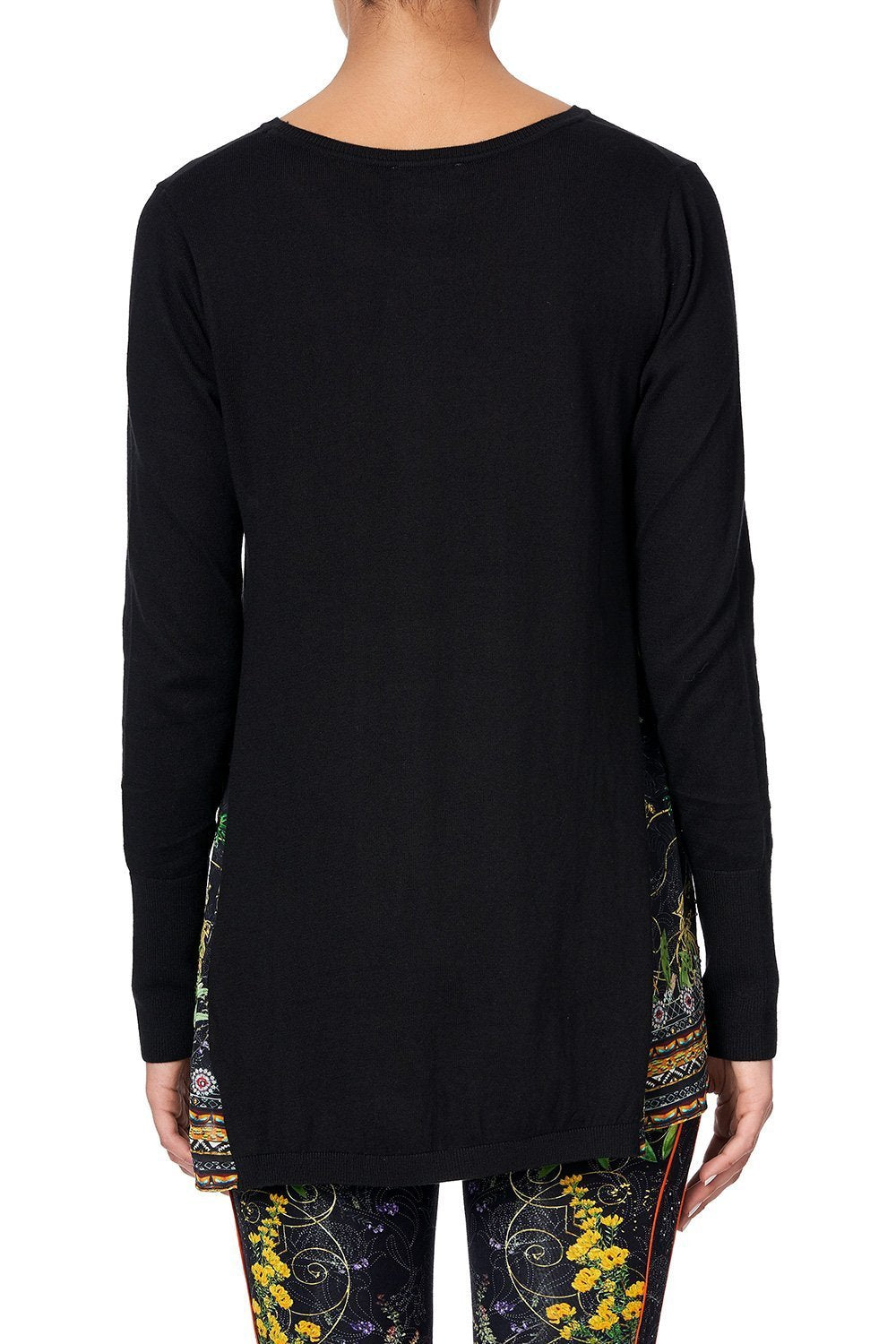 SILK GODET KNIT JUMPER BLACKHEATH BETTY