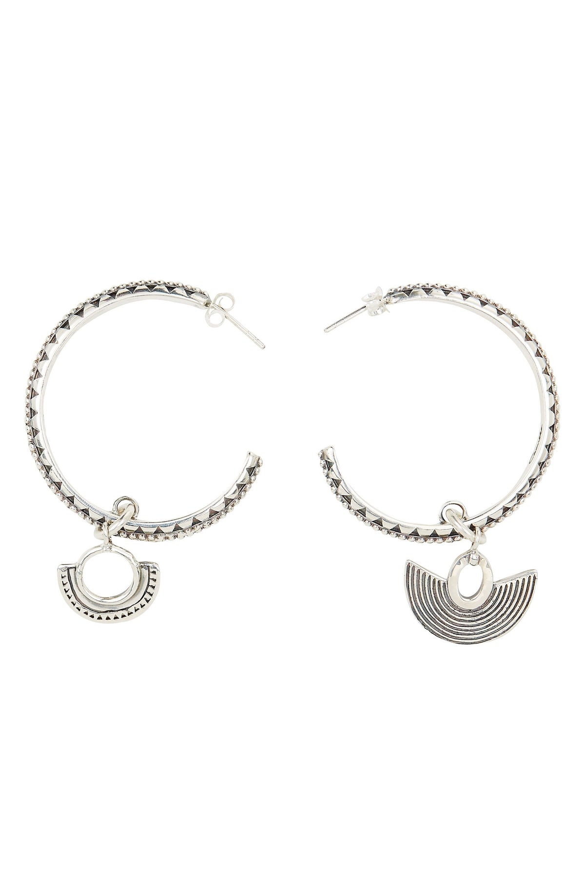 SILVER PLATED SMALL HOOP EARRINGS