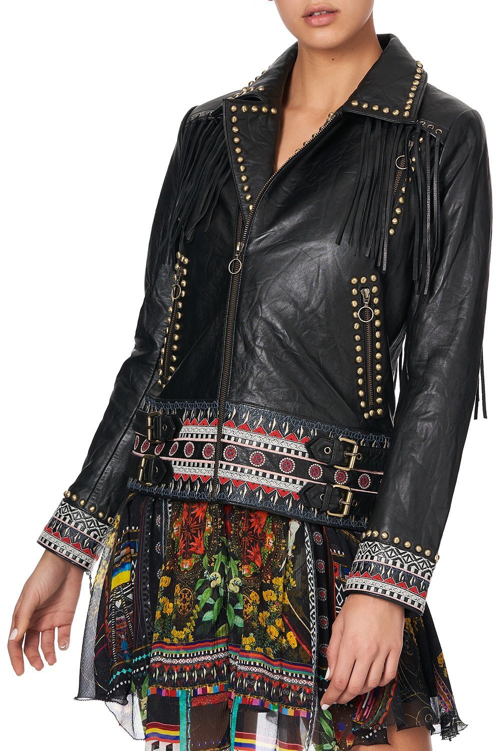 STUDDED BIKER JACKET BLACKHEATH BETTY