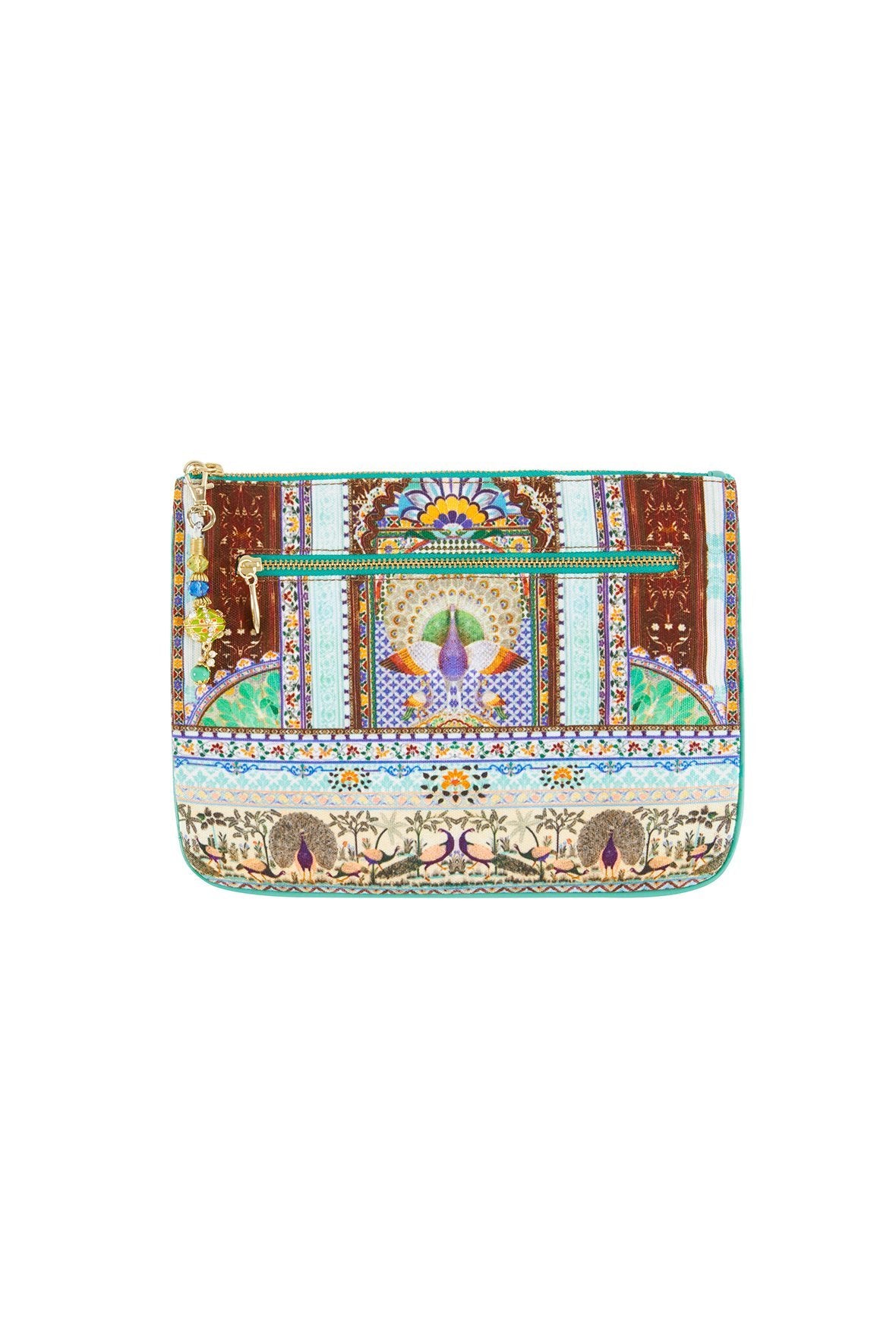 THE KING AND I SMALL CANVAS CLUTCH