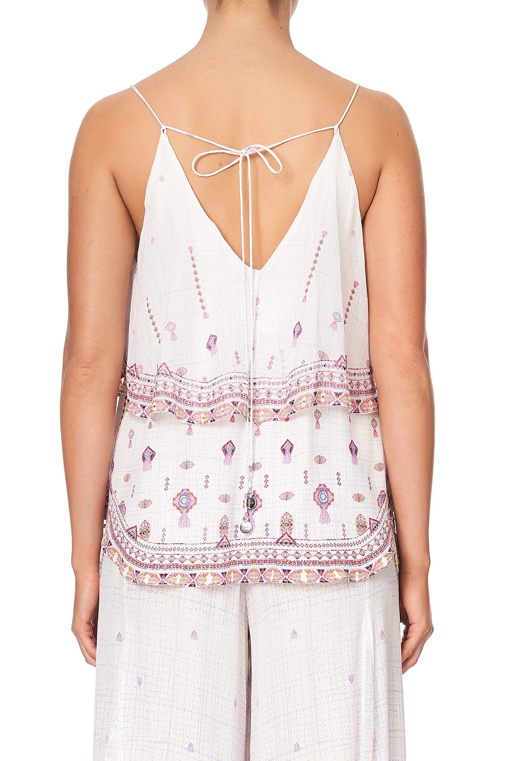 TOP WITH NECKLINE FRILL TANAMI ROAD