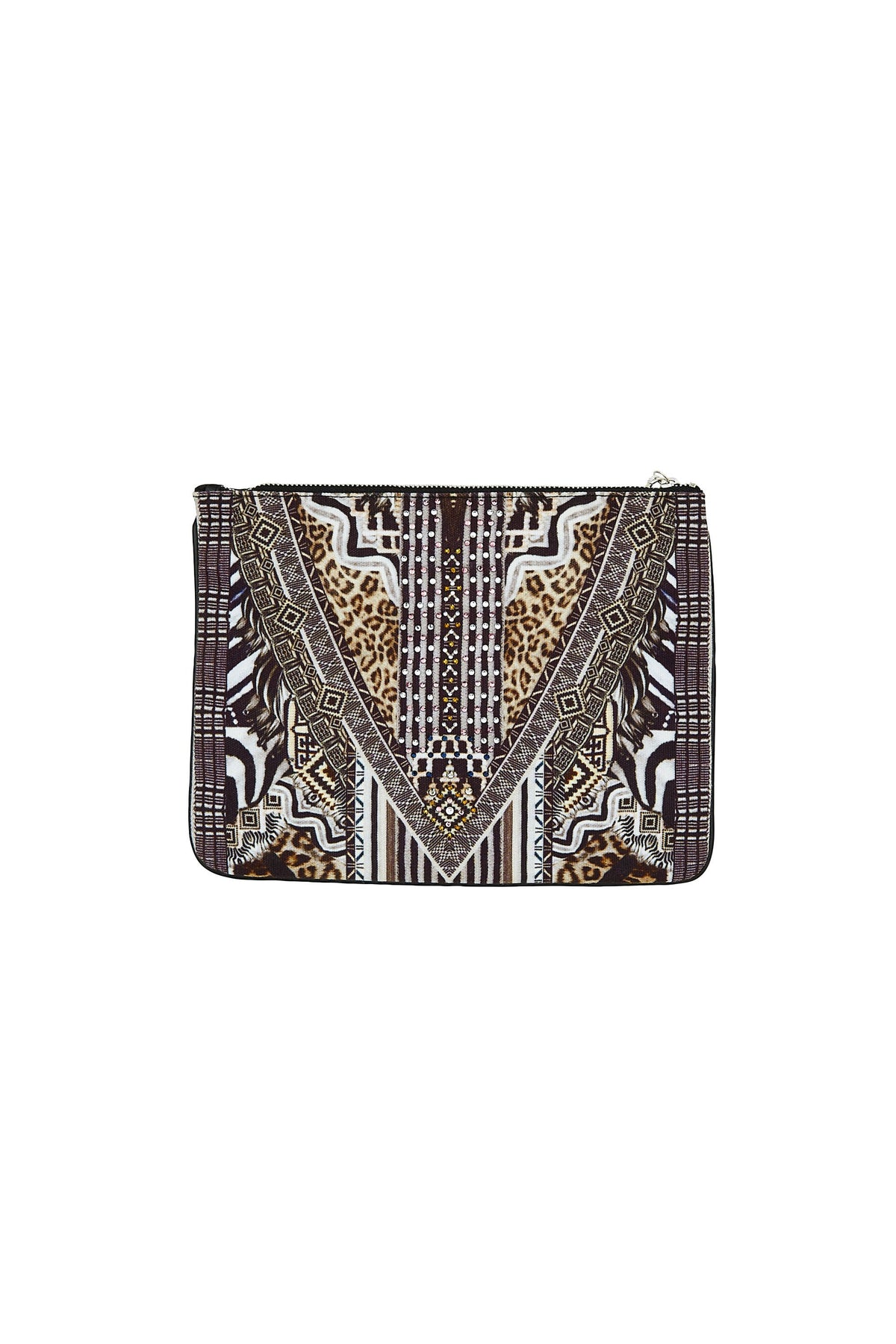 TRIBAL THEORY SMALL CANVAS CLUTCH
