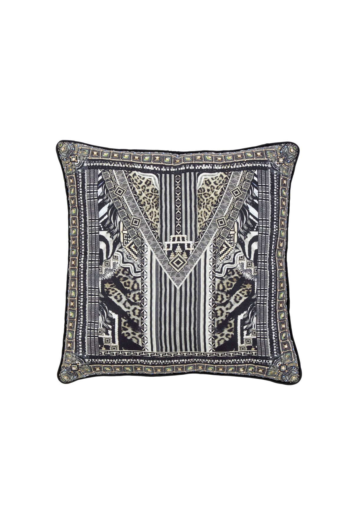 TRIBAL THEORY SMALL SQUARE CUSHION