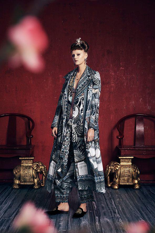 GIRL ON THE WING LONG CASUAL JACKET