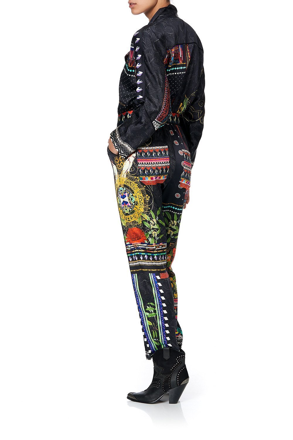 ZIP FRONT PANEL JUMPSUIT BLACKHEATH BETTY