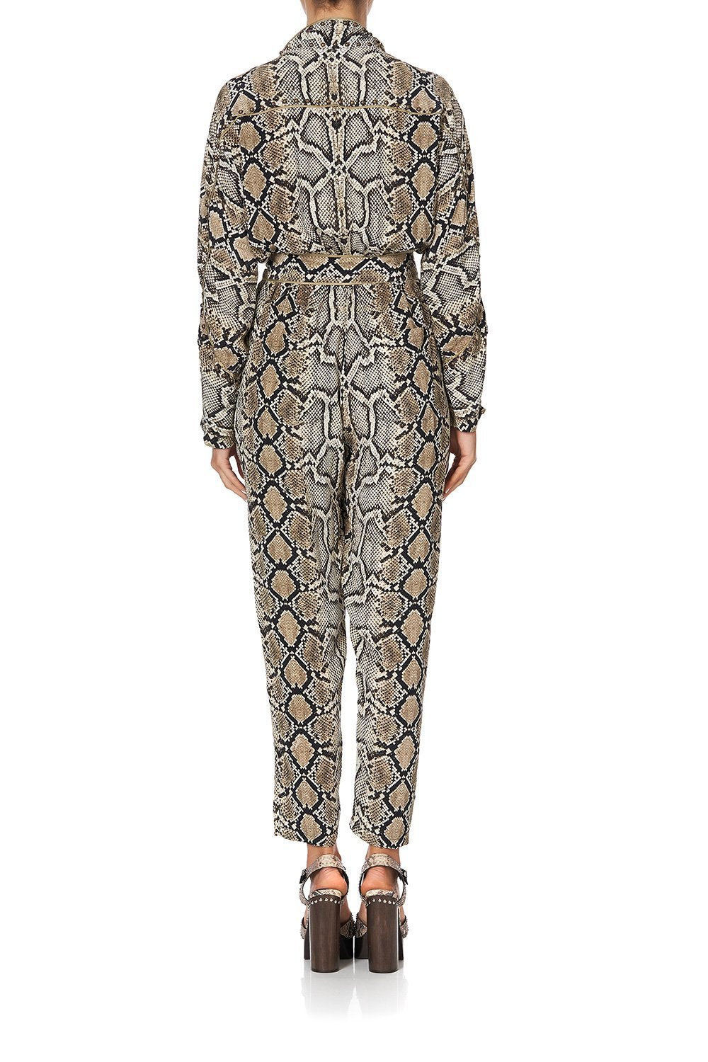 ZIP FRONT PANEL JUMPSUIT KAKADU BOO